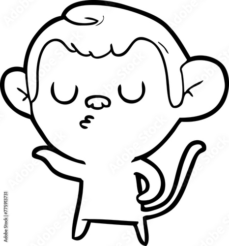 cartoon monkey