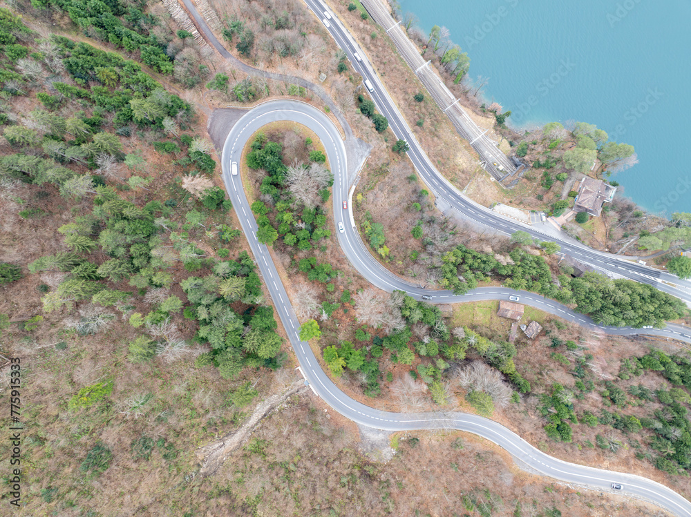 drone street of swiss