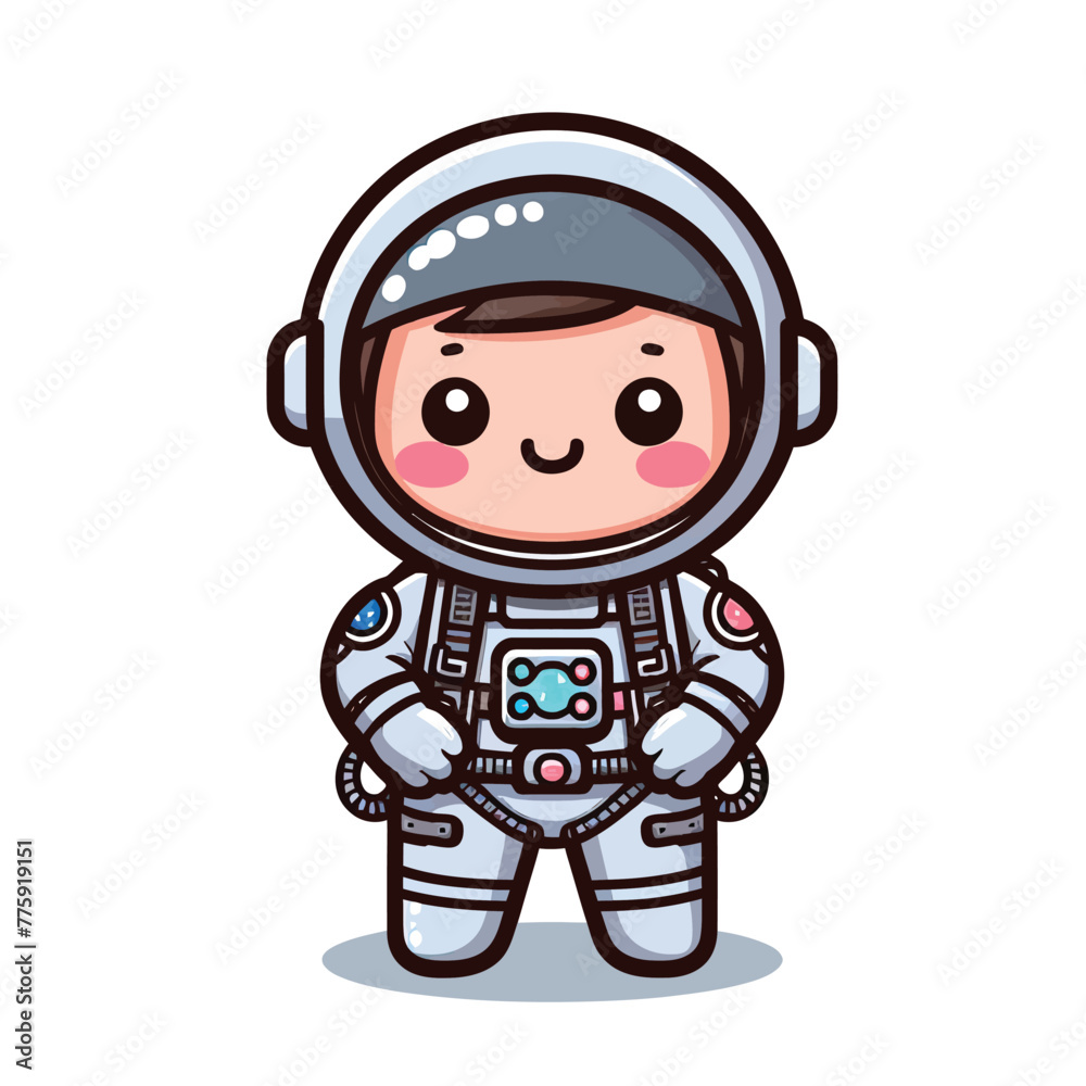 set of cartoon astronaut set of cartoon astronaut