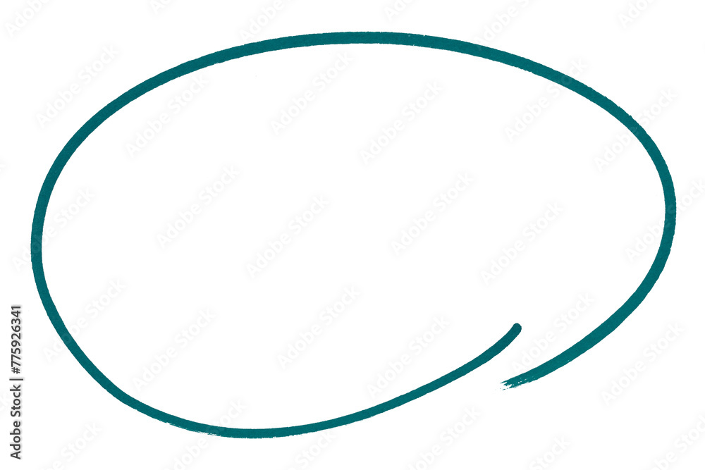 Green round brush isolated on transparent background. Green round brush isolated on transparent background.