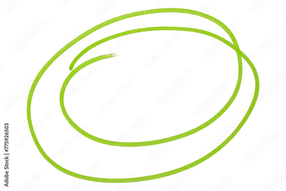 Green round brush isolated on transparent background. Green round brush isolated on transparent background.