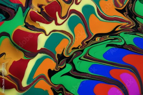 Mixed colors. Colorful unique abstract background. High quality illustration