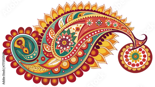 abstract floral background vector illustration