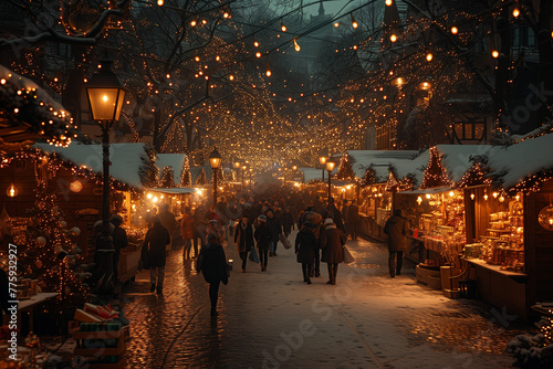 Le marché de noël photo