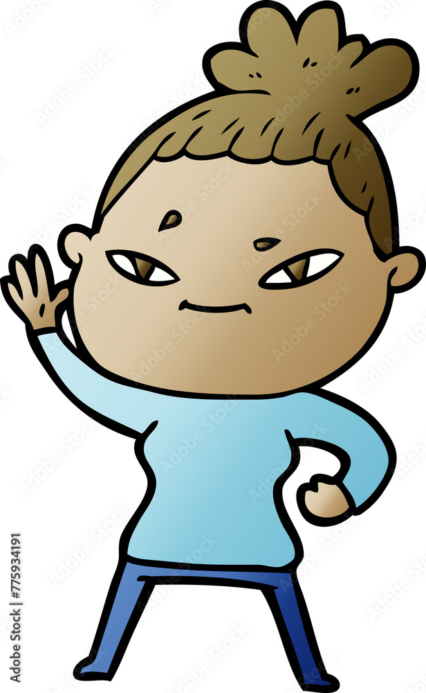 cartoon woman cartoon woman