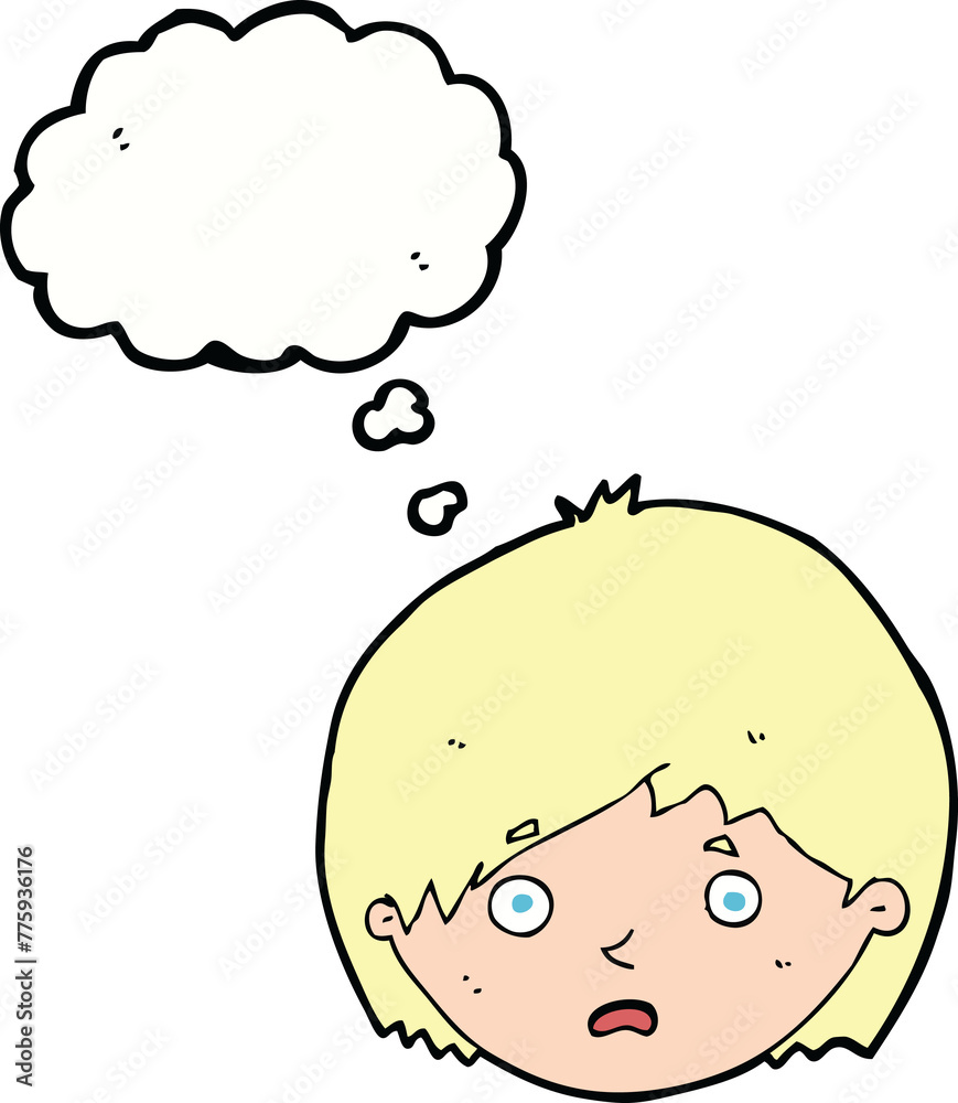 cartoon unhappy boy with thought bubble cartoon unhappy boy with thought bubble
