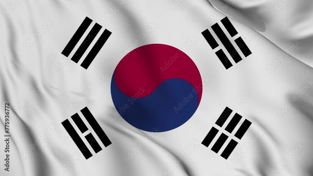 Korea South flag Korea South flag