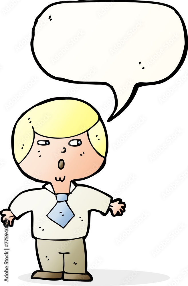 cartoon shocked boy with speech bubble cartoon shocked boy with speech bubble