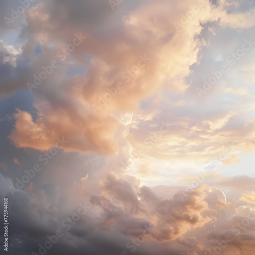Cloudy sky dramatic sunset moody atmospheric