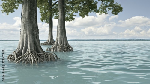 Synchronized Dance of Kitan Trees in Water © Miodrag