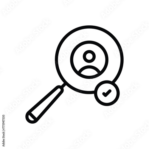 job seeking vector icon