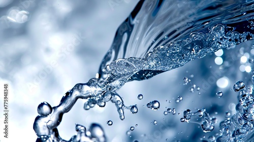 Serenade of Liquid Lace: Close-Up Water Faucet Elegance