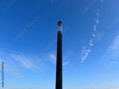 lamppost and sky in Tsim Sha Tsui. Hong Kong