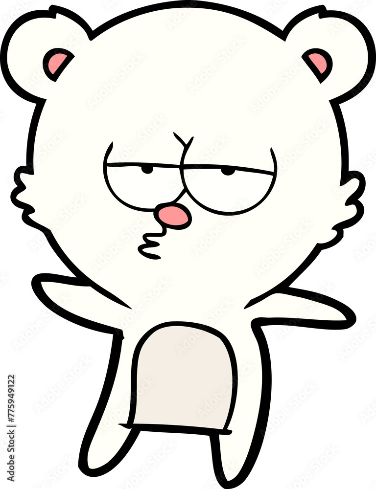 Obraz premium polar bear cartoon