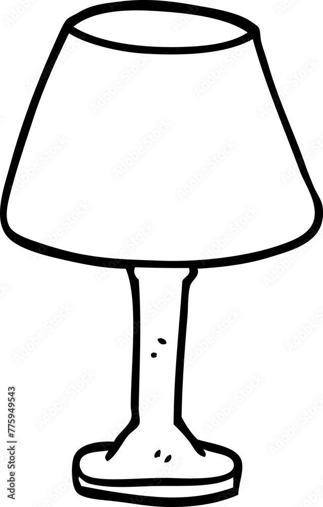 line drawing cartoon desk lamp line drawing cartoon desk lamp