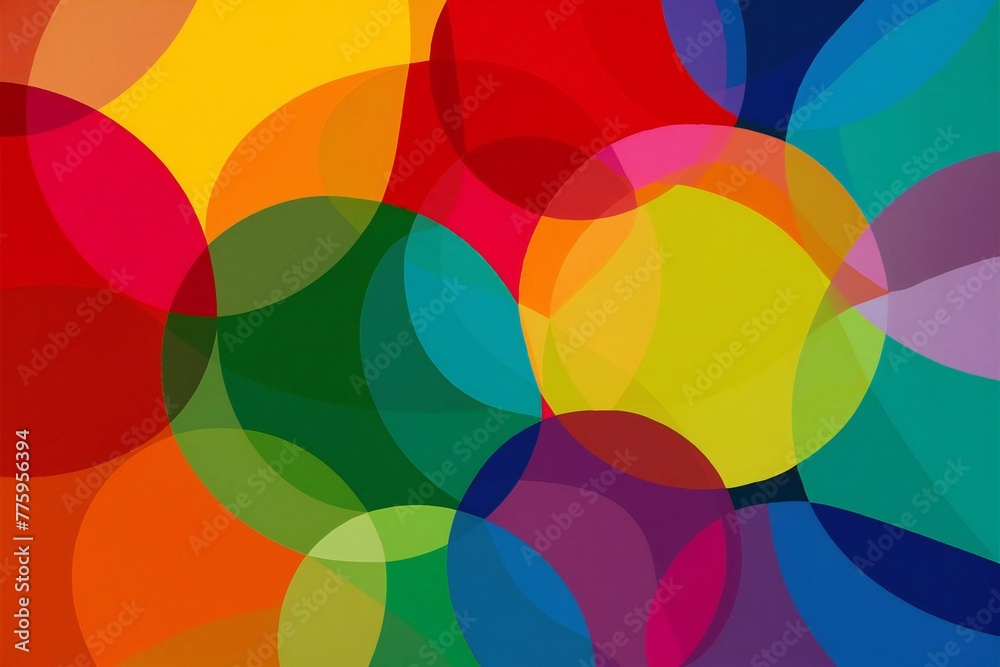 Abstract colorful background with circles Abstract colorful background with circles