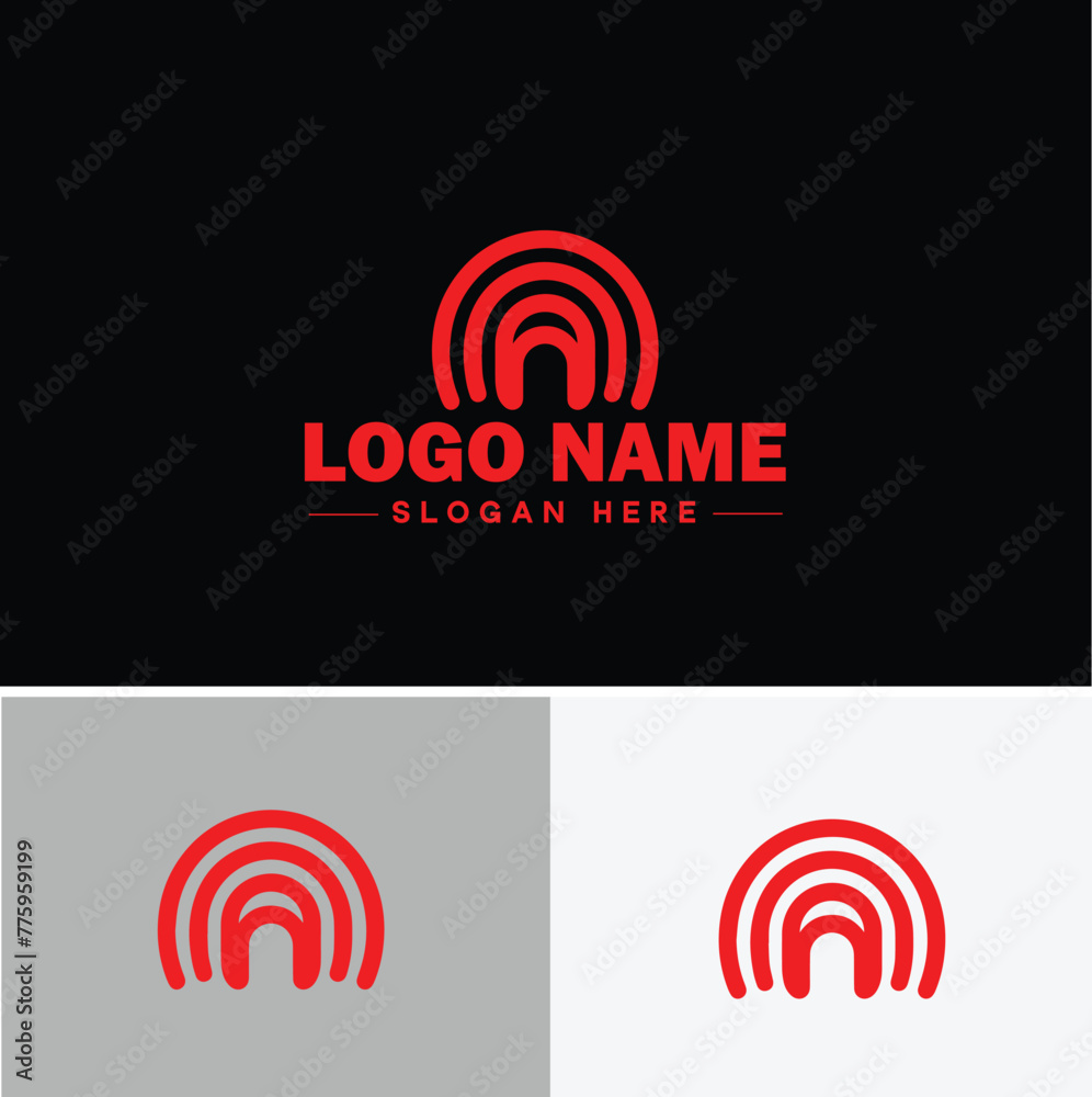 Rainbow logo icon vector for business app icon cloud natural silhouette rainbow logo template Rainbow logo icon vector for business app icon cloud natural silhouette rainbow logo template