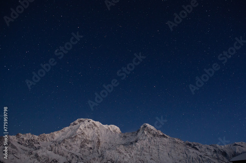 snow covered mountains
