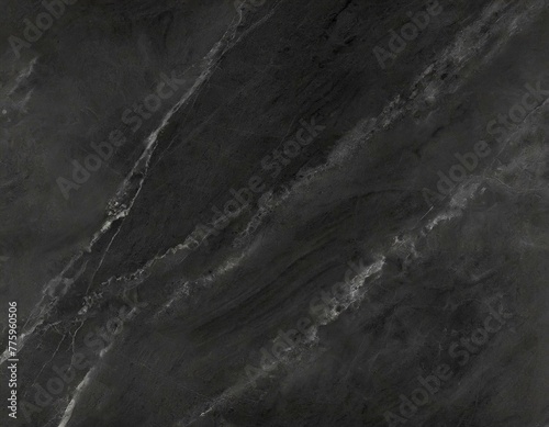 Glossy Black Marble Texture: Exquisite Pattern