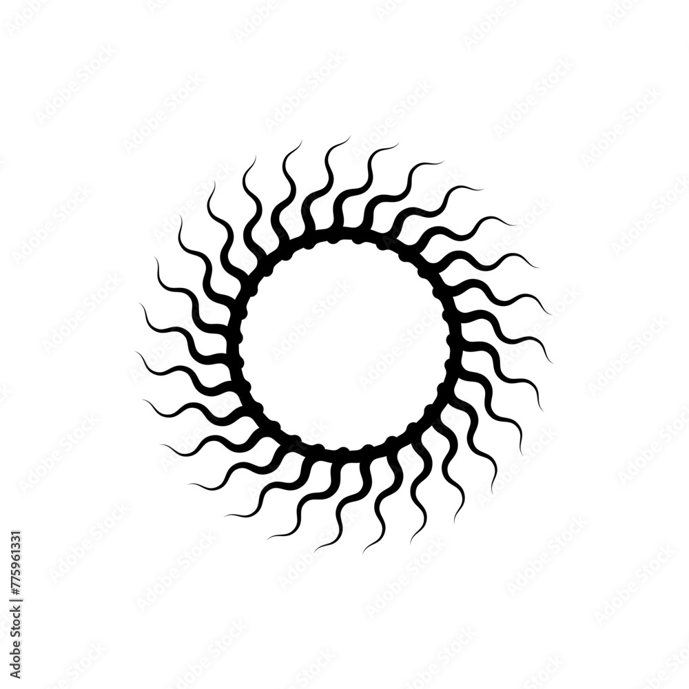 Fototapeta premium Circle Decoration icon