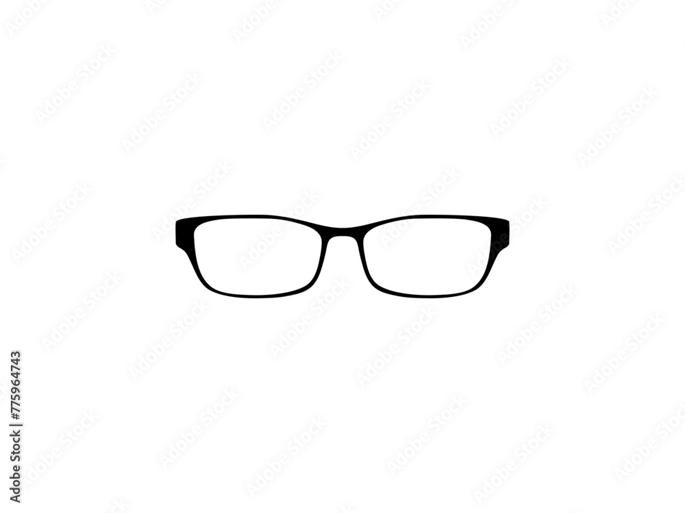 Eye Glasses Silhouette, Front View, Flat Style, can use for Pictogram, Logo Gram, Apps, Art Illustration, Template for Avatar Profile Image, Website, or Graphic Design Element. Vector Illustration Eye Glasses Silhouette, Front View, Flat Style, can use for Pictogram, Logo Gram, Apps, Art Illustration, Template for Avatar Profile Image, Website, or Graphic Design Element. Vector Illustration