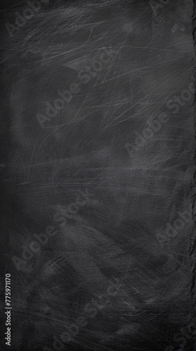 blackboard with chalk on blackboard