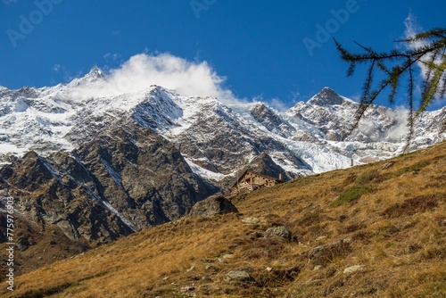 Scenic landscape in Switzerland, Alps