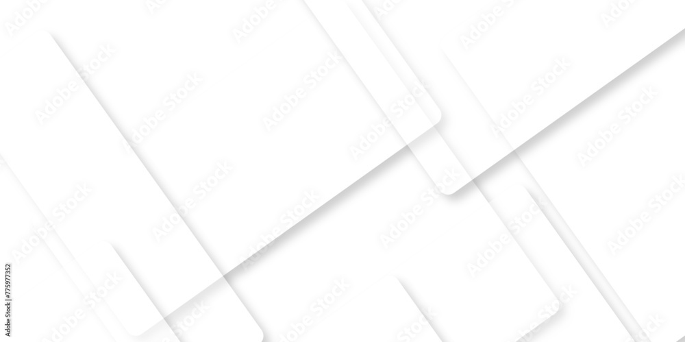 White geometric overlapping square pattern. Vector illustration technology background with shadow. Modern minimal and clean white background with realistic line. light silver background modern design. White geometric overlapping square pattern. Vector illustration technology background with shadow. Modern minimal and clean white background with realistic line. light silver background modern design.