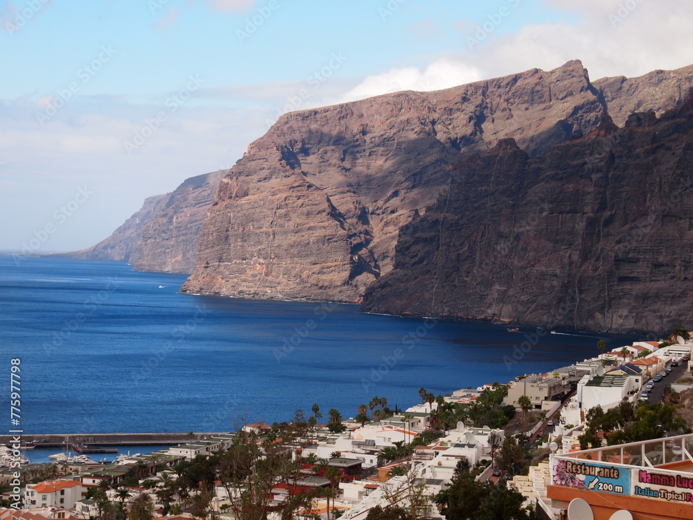 Naklejka premium Acantilados de los Gigantes - Cliffs of the Giants (Santiago del Teide, Tenerife, Canary Islands, Spain)