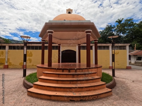 Kiosk in a park in Santa Elena, Chiquimula, Guatemala photo