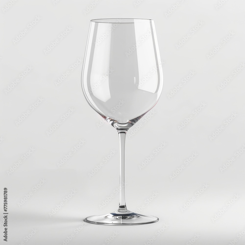 KS Wine glass simple design white background in the style.