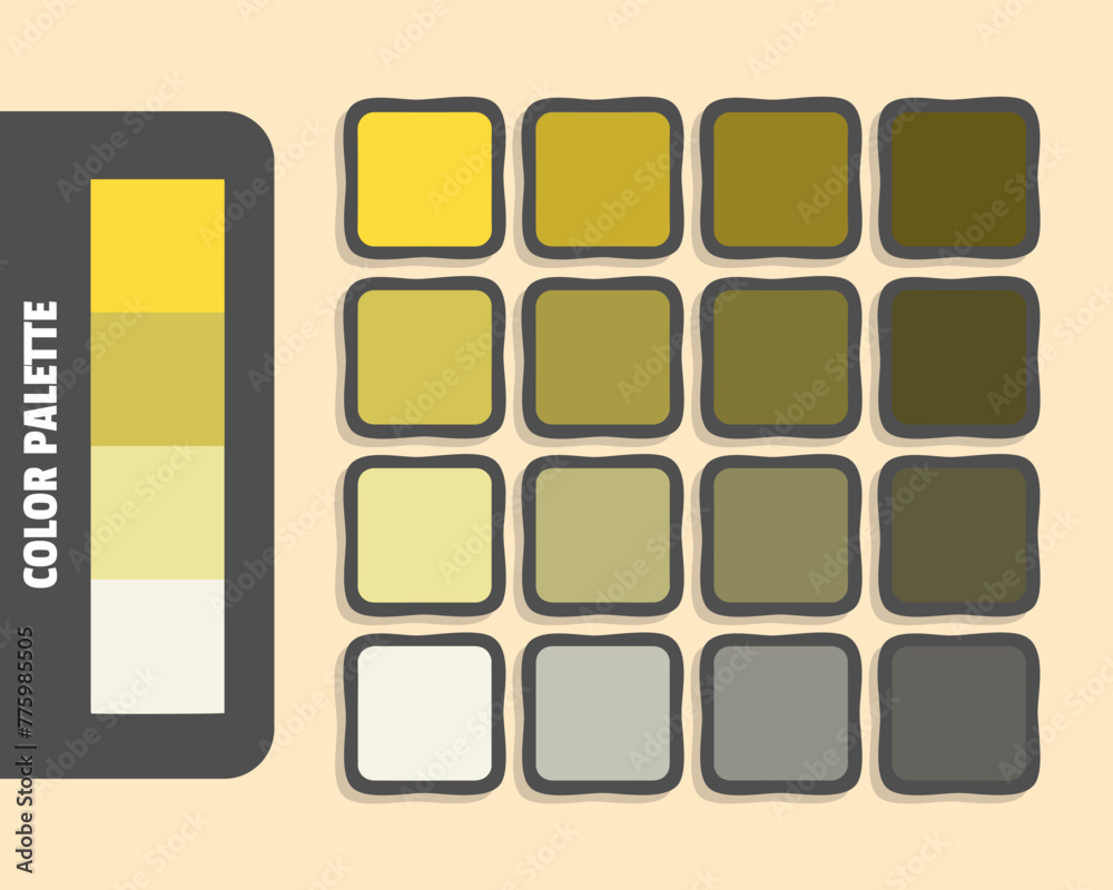 Gold darkkhaki khaki linen color palette, colour matching, rgb colors, harmonious colours catalog Gold darkkhaki khaki linen color palette, colour matching, rgb colors, harmonious colours catalog