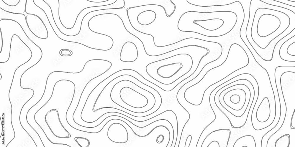 Modern Abstract Topographic map background with wave lines. Topographic map in contour black line on isolated white background. Vector illustration. paper texture Imitation of a geographical map shade Modern Abstract Topographic map background with wave lines. Topographic map in contour black line on isolated white background. Vector illustration. paper texture Imitation of a geographical map shade