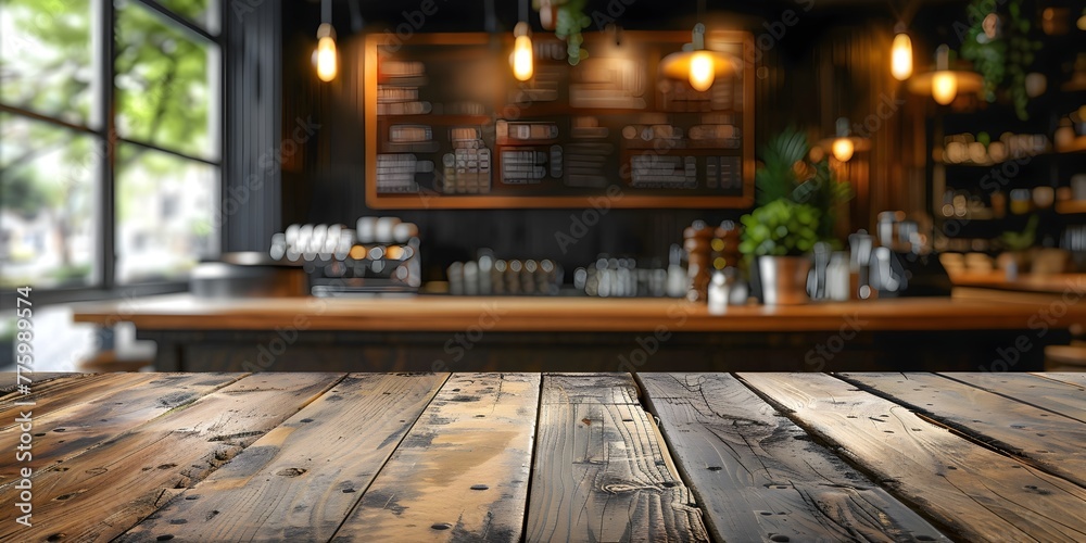 Cozy Wooden Table Showcasing Rustic Cafe s Daily Specials Board Inviting Curiosity and Delight Cozy Wooden Table Showcasing Rustic Cafe s Daily Specials Board Inviting Curiosity and Delight