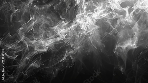 Wavy smoking concept background