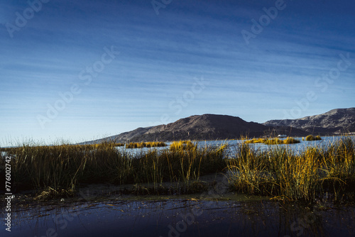 view of the lake titicaca