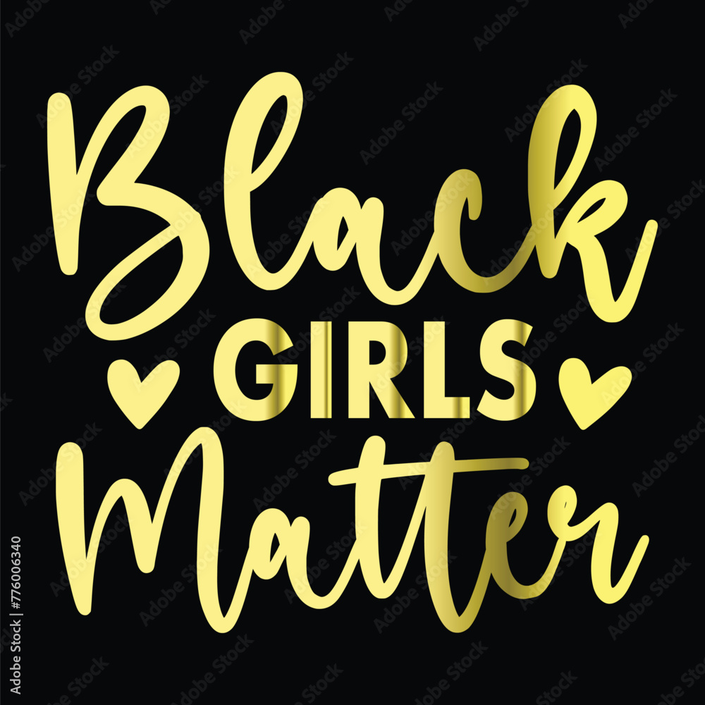 Obraz premium Black Girl design