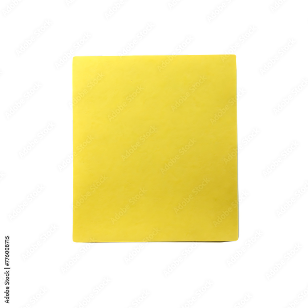 sticky note with shadow isolated on transparent background sticky note with shadow isolated on transparent background