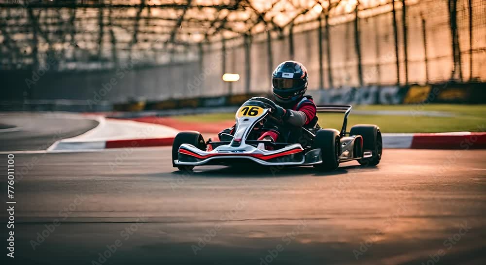 Kart in a karting race.