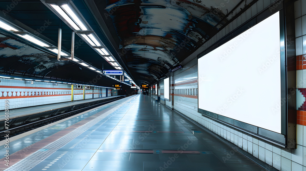 Mock up boards Banners template directory Sign in Subway station Mock up boards Banners template directory Sign in Subway station