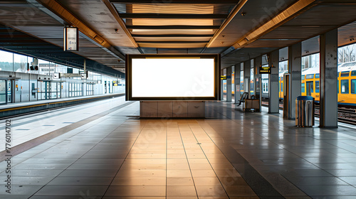 Mock up boards Banners template directory Sign in Subway station