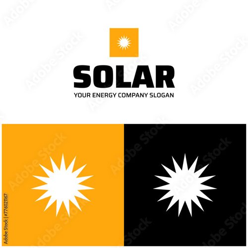 Solar Energy Company Modern Logo