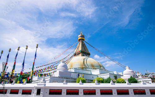 buddhist stupa in kathmandu country