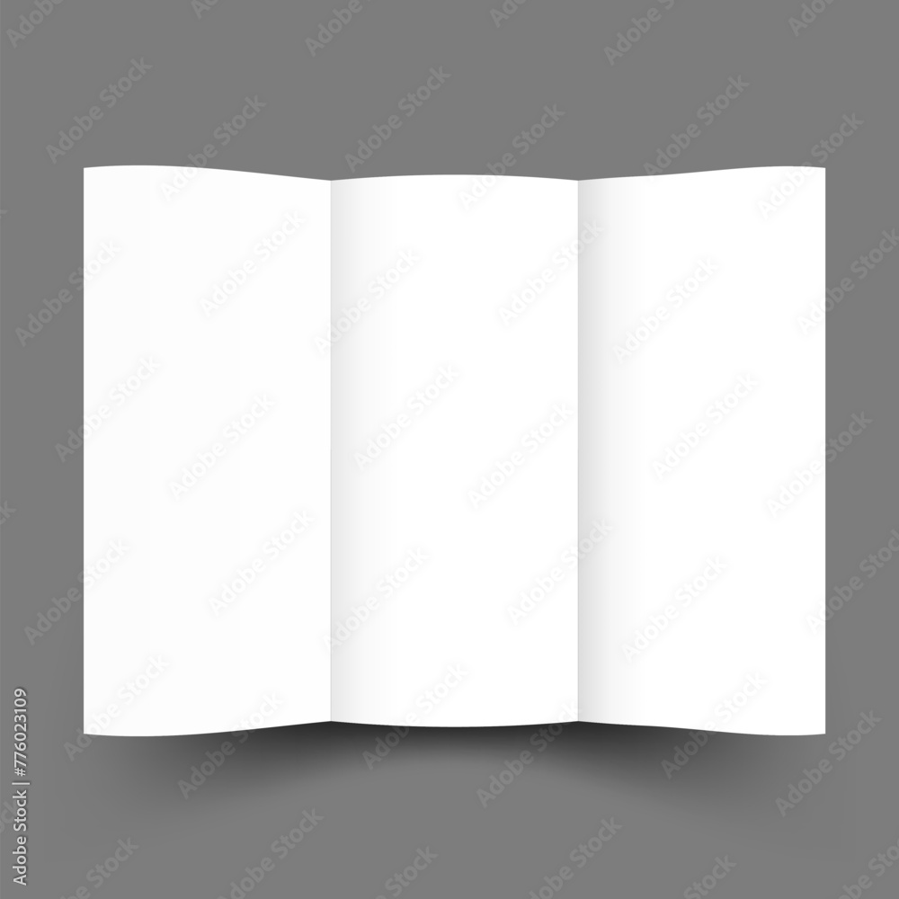 White Blank Paper Mockup On Transparent Background White Blank Paper Mockup On Transparent Background