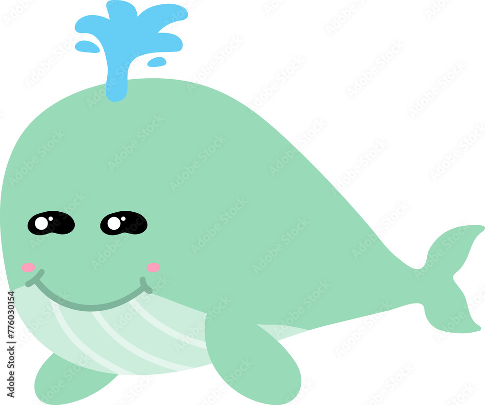 cute whale cartoon, sea animal cute whale cartoon, sea animal