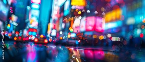 City light is blurry and unfocused