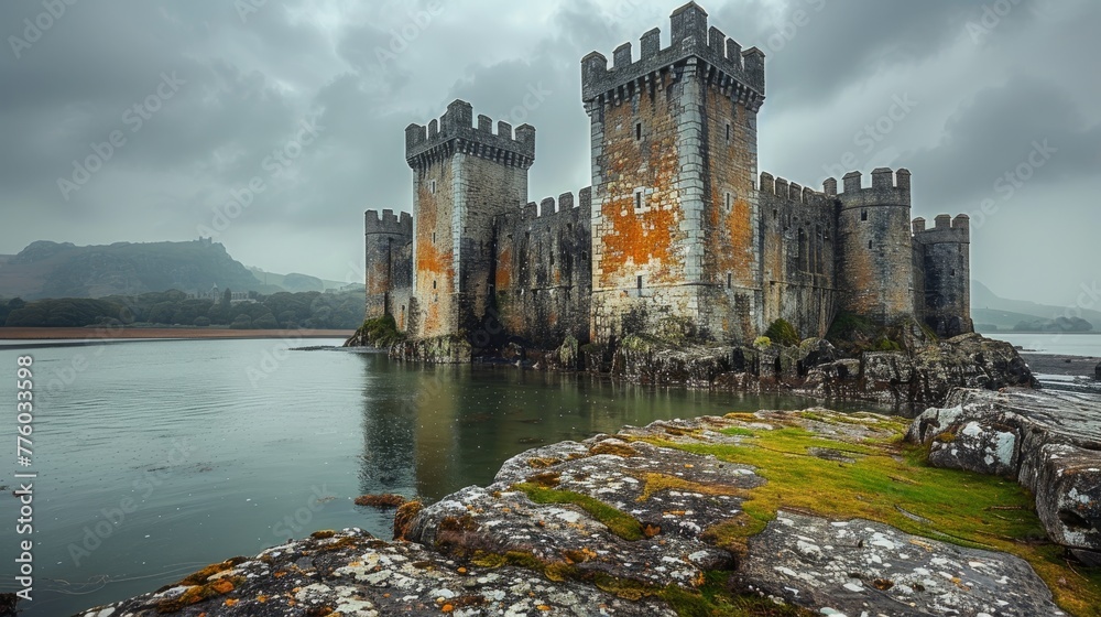 Medieval Castles: Photograph imposing castle structures, fortified ...