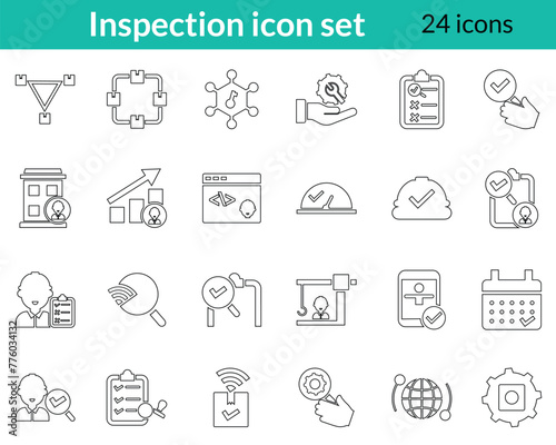 Inspection, inspector, qa icon