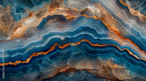 Gradient surface of agate rock.