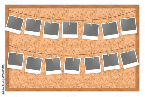 polaroids cordcorkboard
